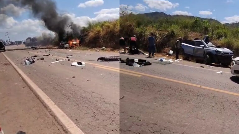 VÍDEO: Acidente na PA-275 deixa cinco mortos e cinco feridos em Curionópolis
