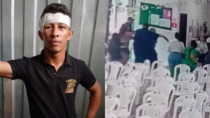 Câmera de segurança desmente fake news e mostra organizador de comitiva jogando cadeira contra segurança após Cavalgada da Expoama